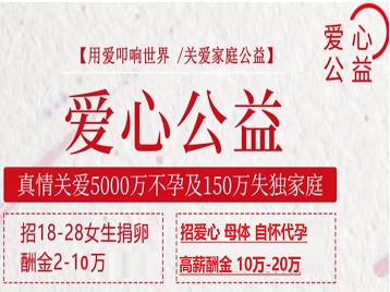 宁海捐卵助孕生子 爱心志愿者招募